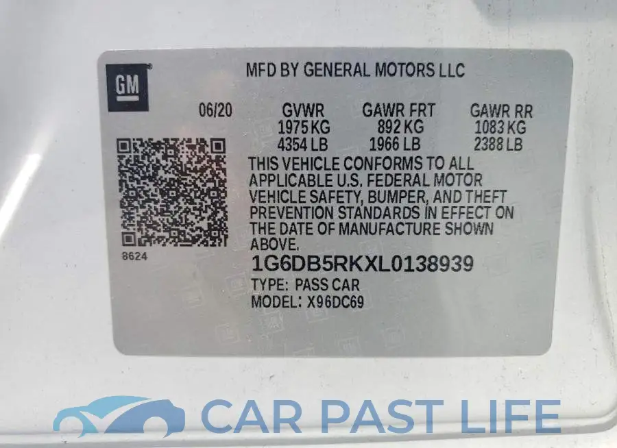 1G6DB5RKXL0138939# 13