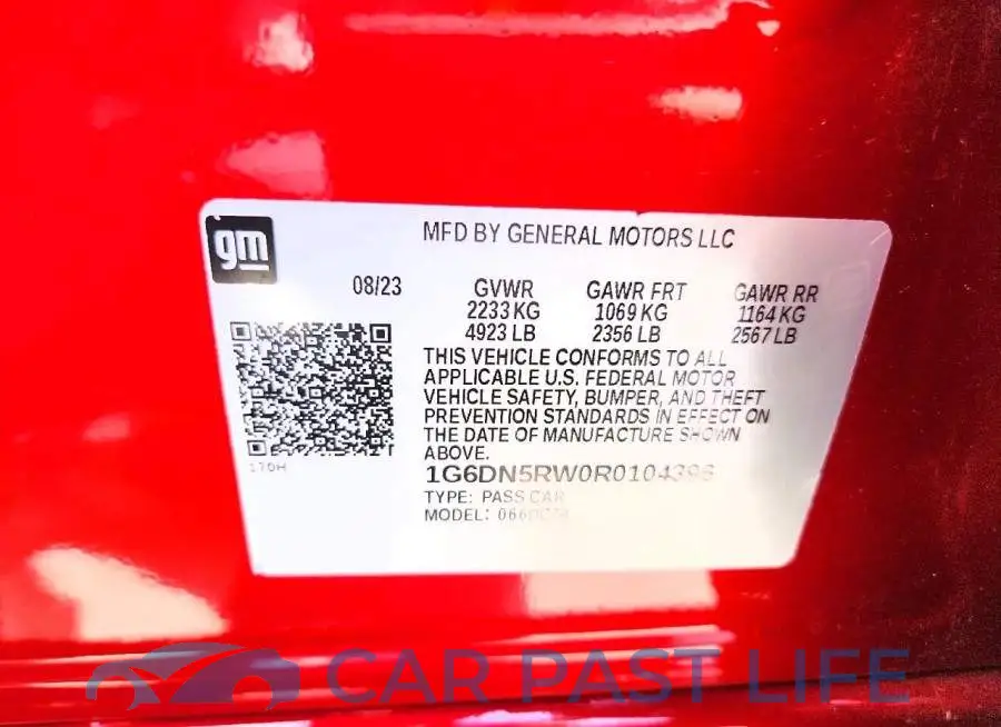 1G6DN5RW0R0104396# 12