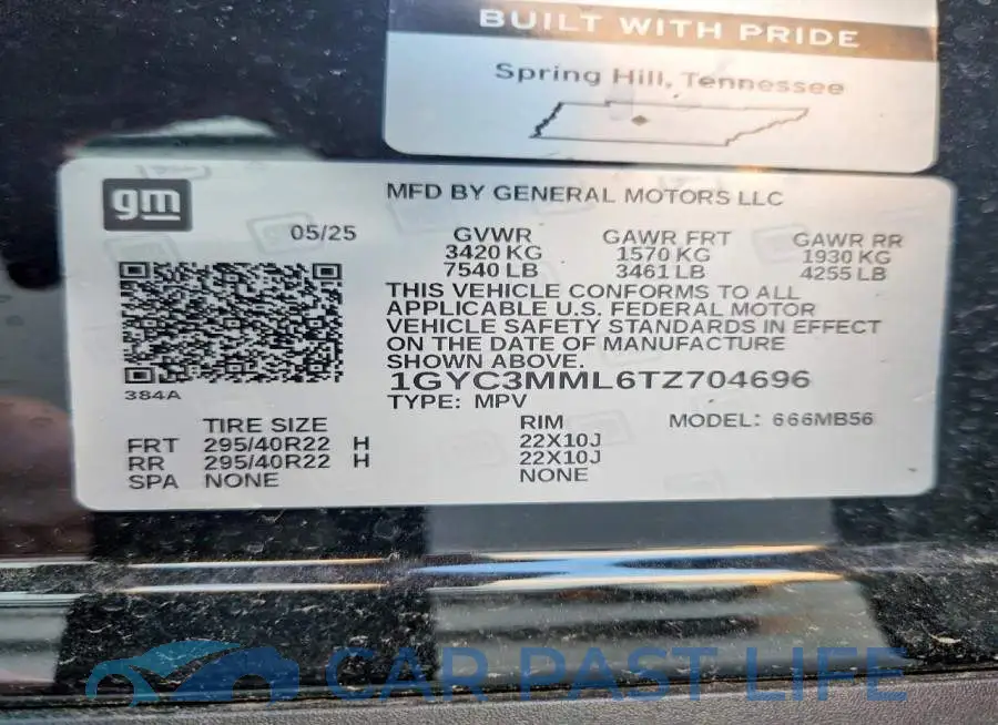 1GYC3MML6TZ704696# 13