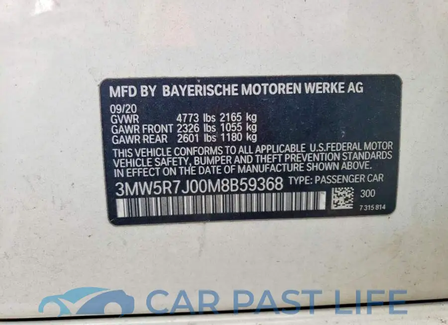 3MW5R7J00M8B59368# 12