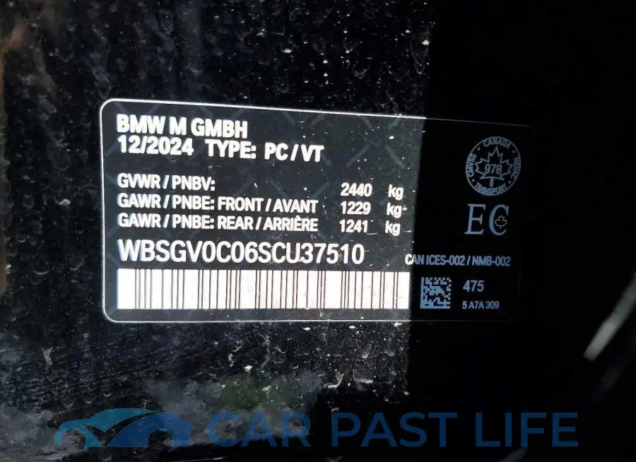 WBSGV0C06SCU37510# 13