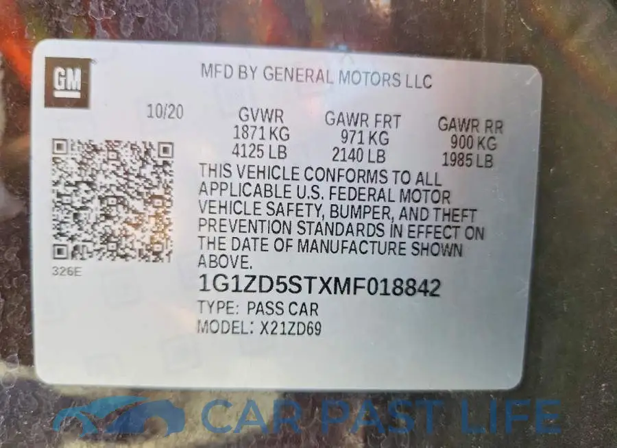 1G1ZD5STXMF018842# 12