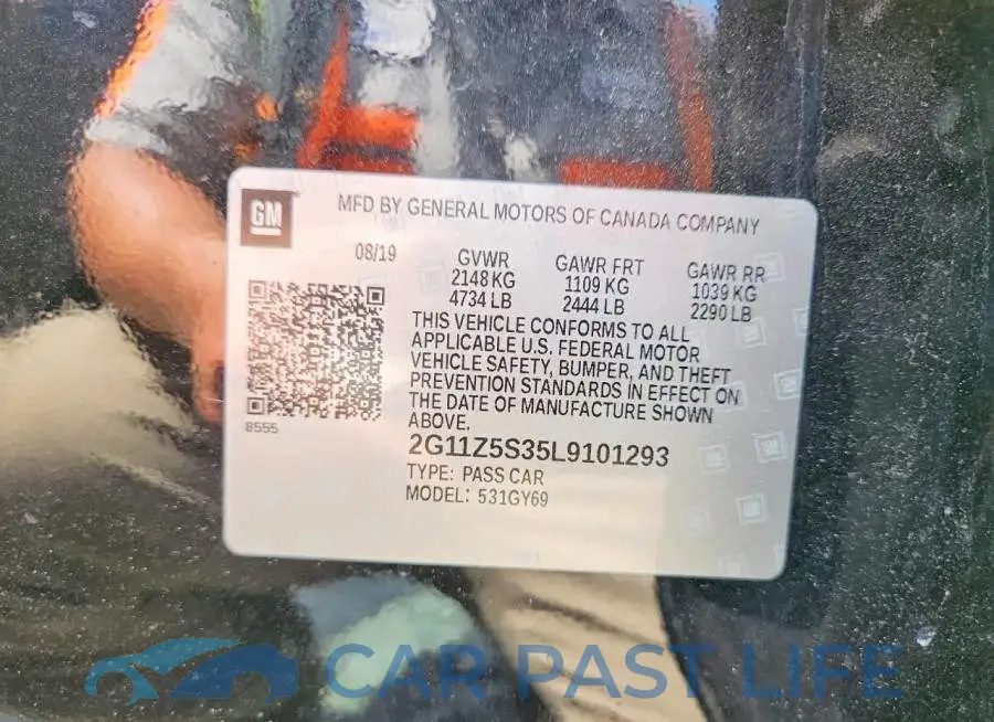 2G11Z5S35L9101293# 12