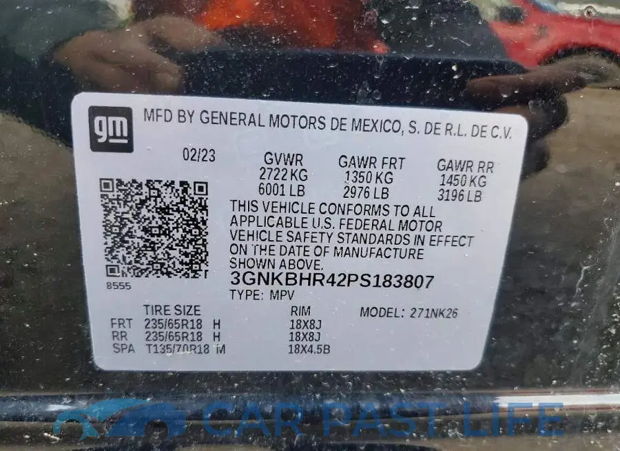 3GNKBHR42PS183807# 13