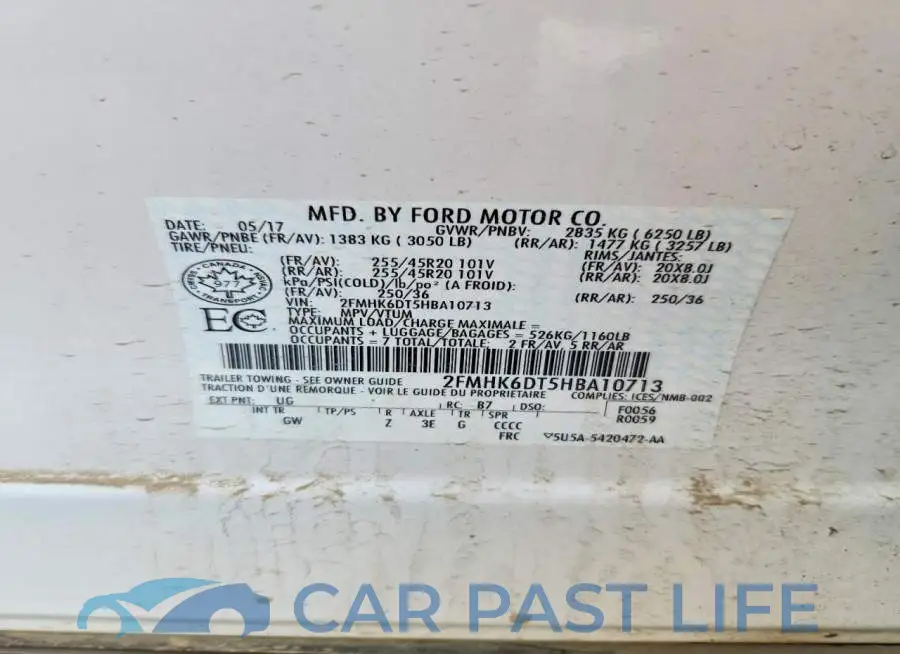 2FMHK6DT5HBA10713# 13