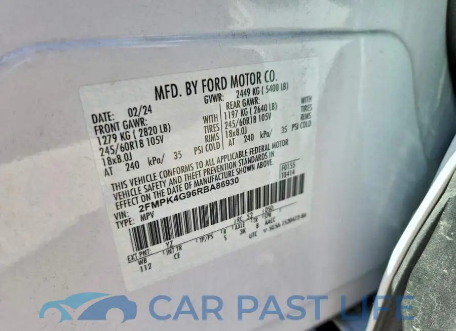 2FMPK4G96RBA86930# 13