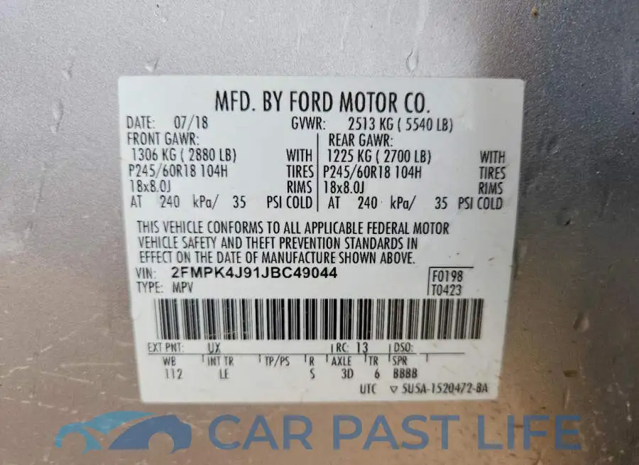 2FMPK4J91JBC49044# 13