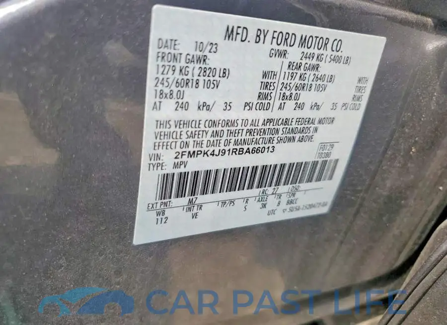 2FMPK4J91RBA66013# 12