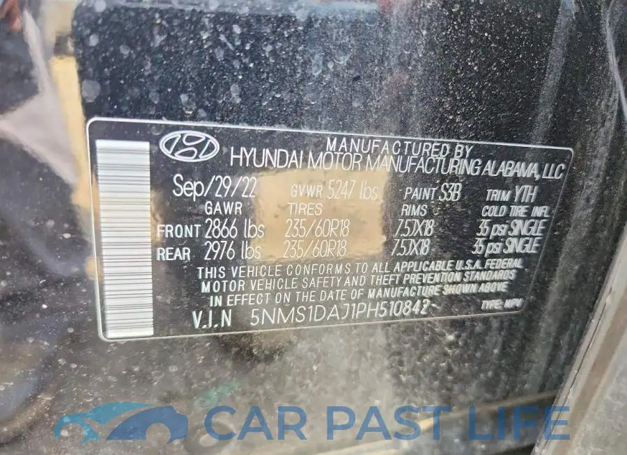 5NMS1DAJ1PH510842# 14