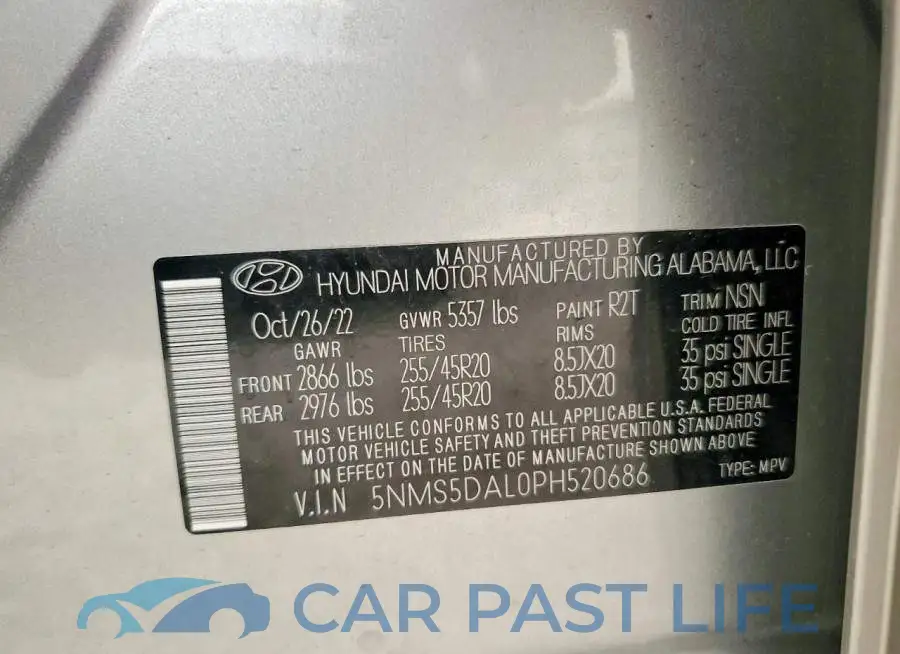 5NMS5DAL0PH520686# 13