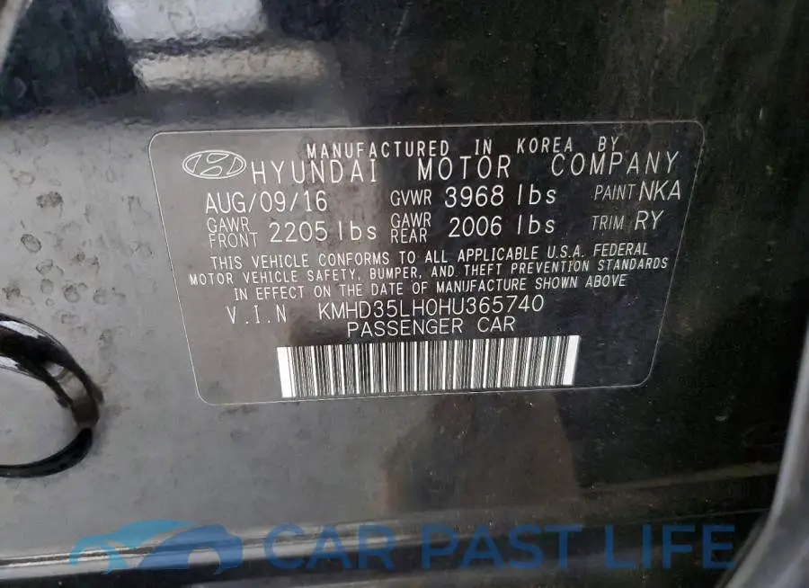 KMHD35LH0HU365740# 12