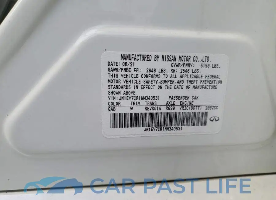 JN1EV7CR1NM340531# 13