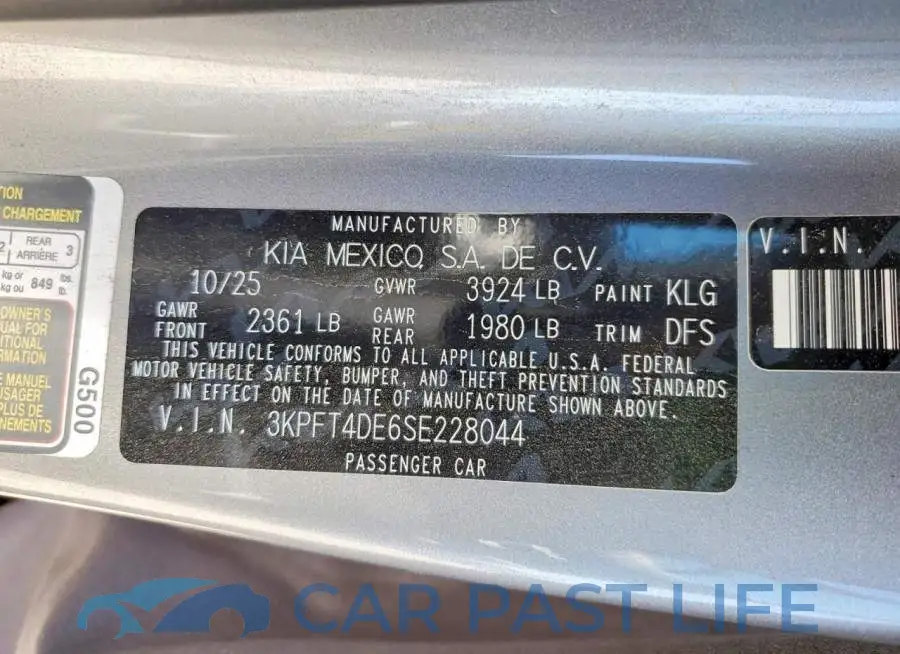 3KPFT4DE6SE228044# 12