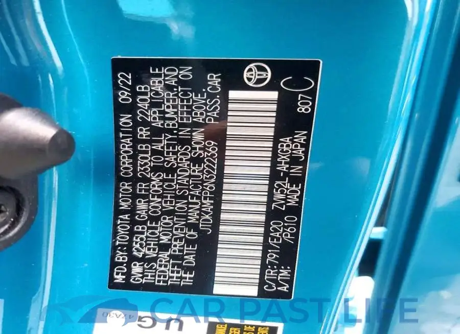 JTDKAMFP6N3222369# 13