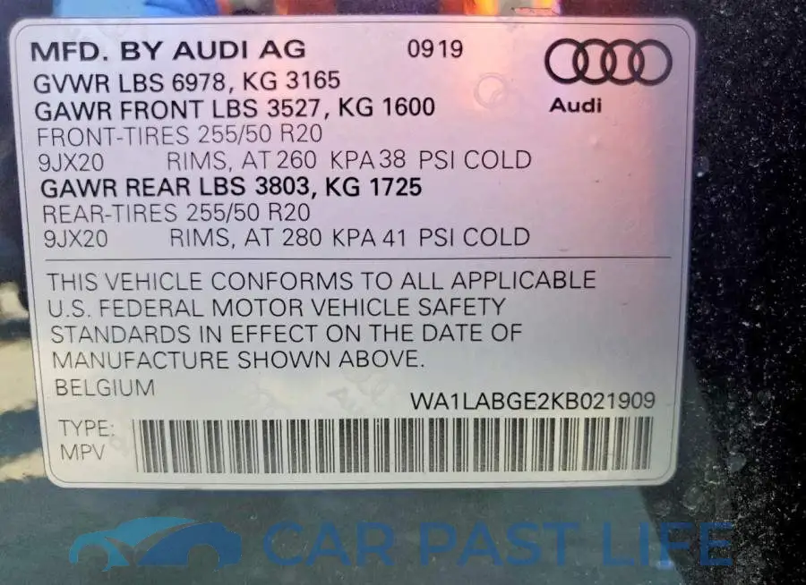 WA1LABGE2KB021909# 13
