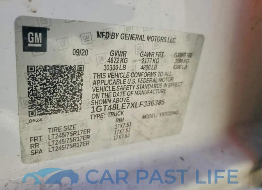 1GT48LE7XLF336385# 12