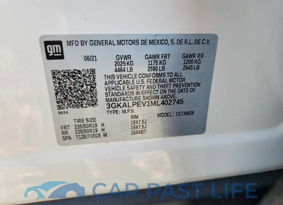 3GKALPEV1ML402745# 12