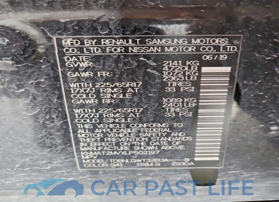 KNMAT2MVXLP502197# 13