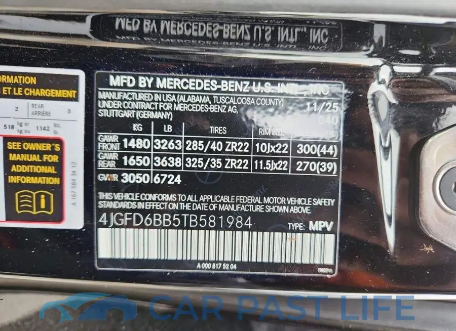 4JGFD6BB5TB581984# 13