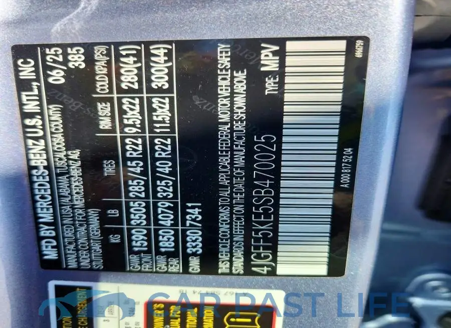 4JGFF5KE5SB470025# 13