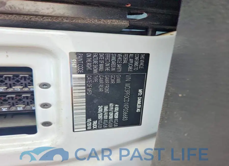 WD3PF0CD1KP036683# 13
