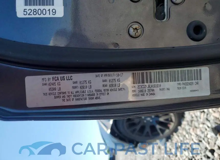 2C3CDZFJ8JH161610# 12