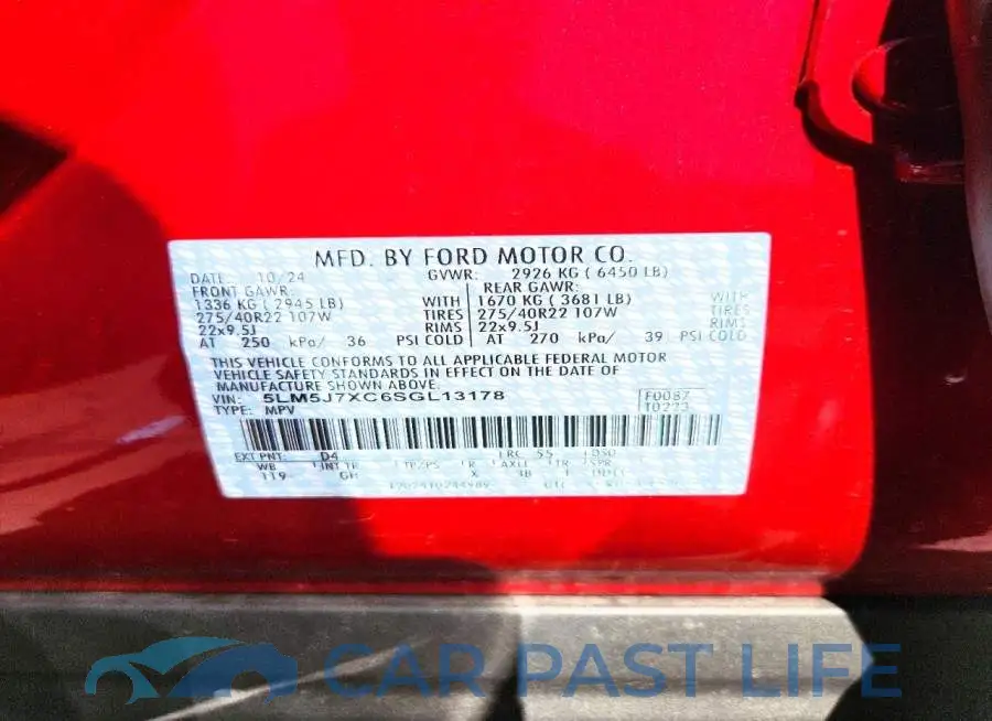 5LM5J7XC6SGL13178# 13