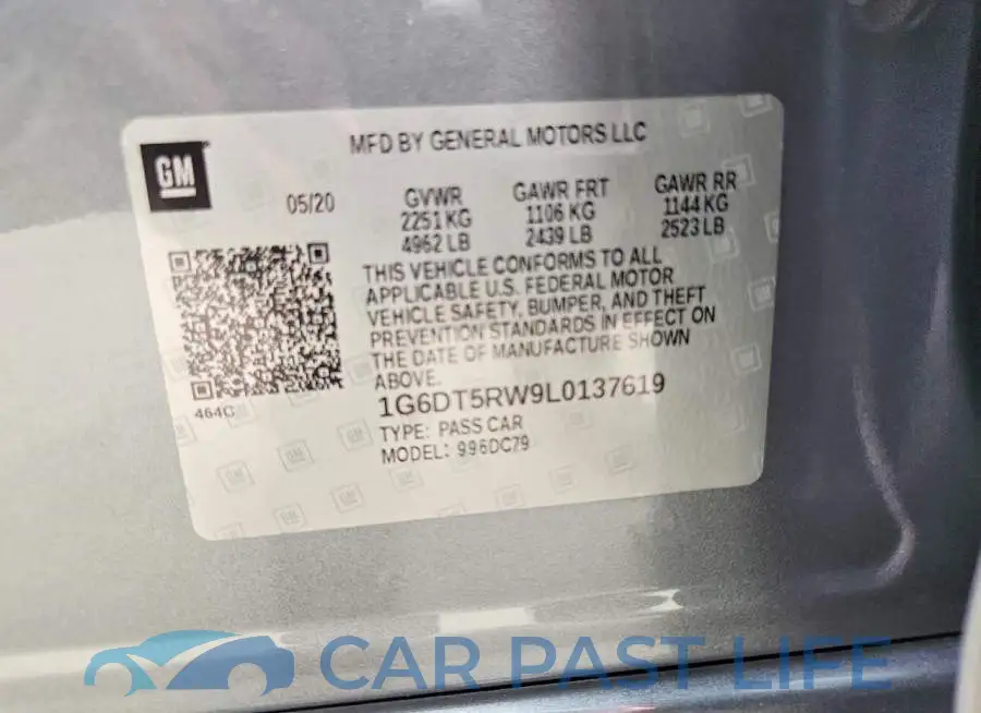 1G6DT5RW9L0137619# 12