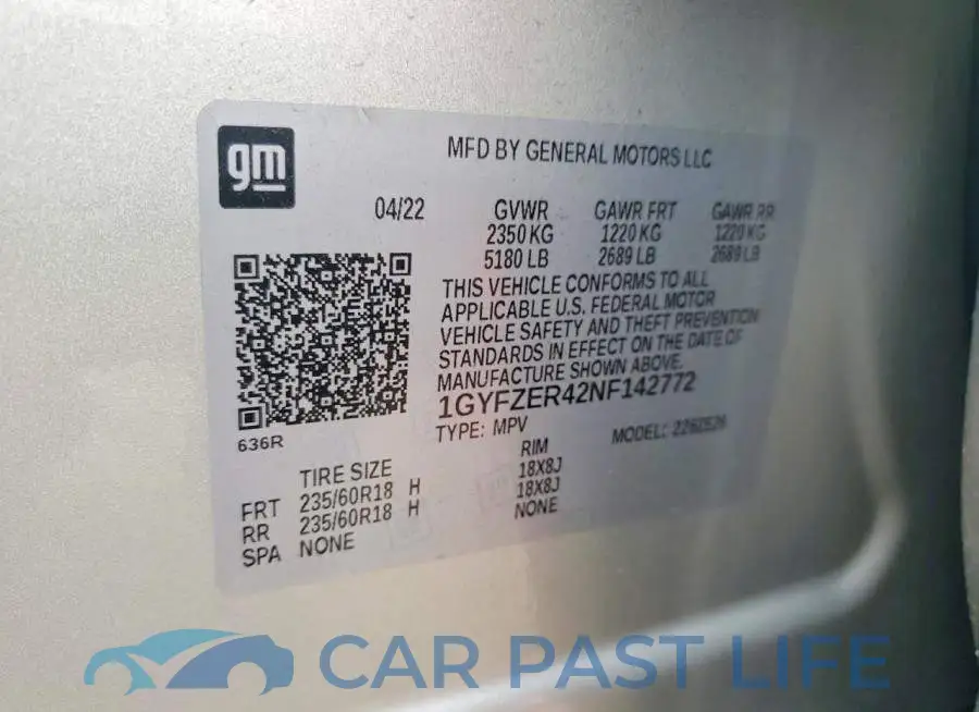 1GYFZER42NF142772# 12