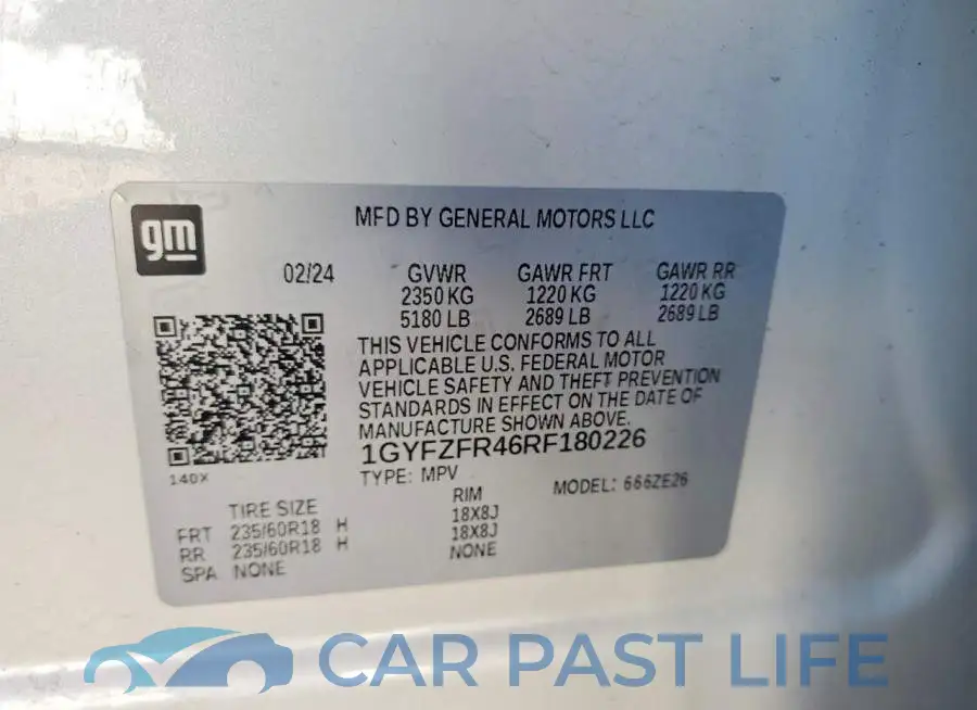 1GYFZFR46RF180226# 13