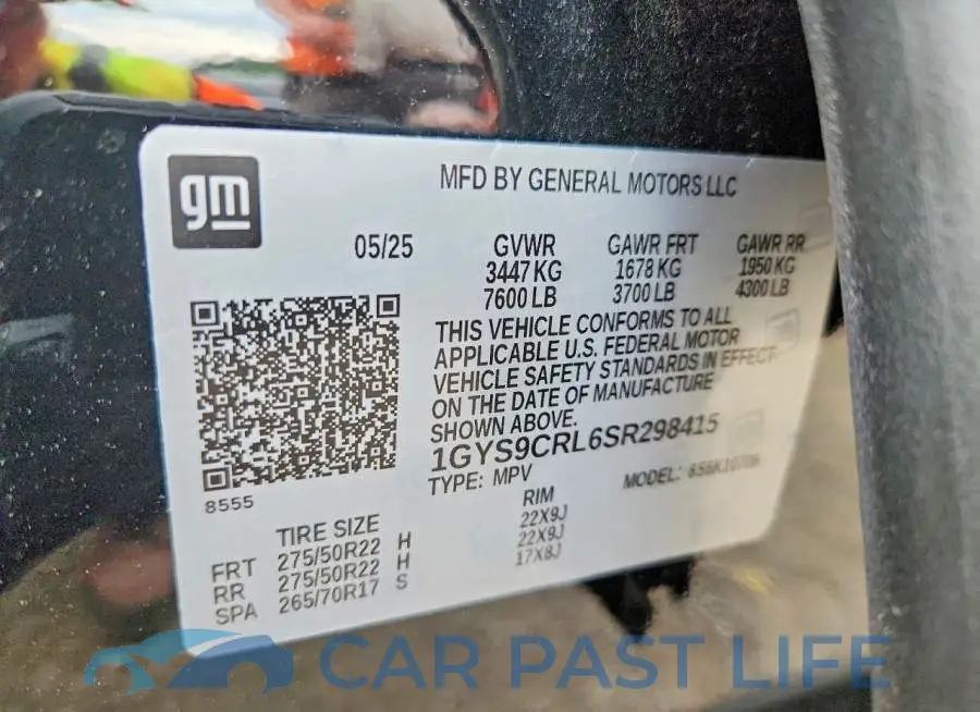 1GYS9CRL6SR298415# 14