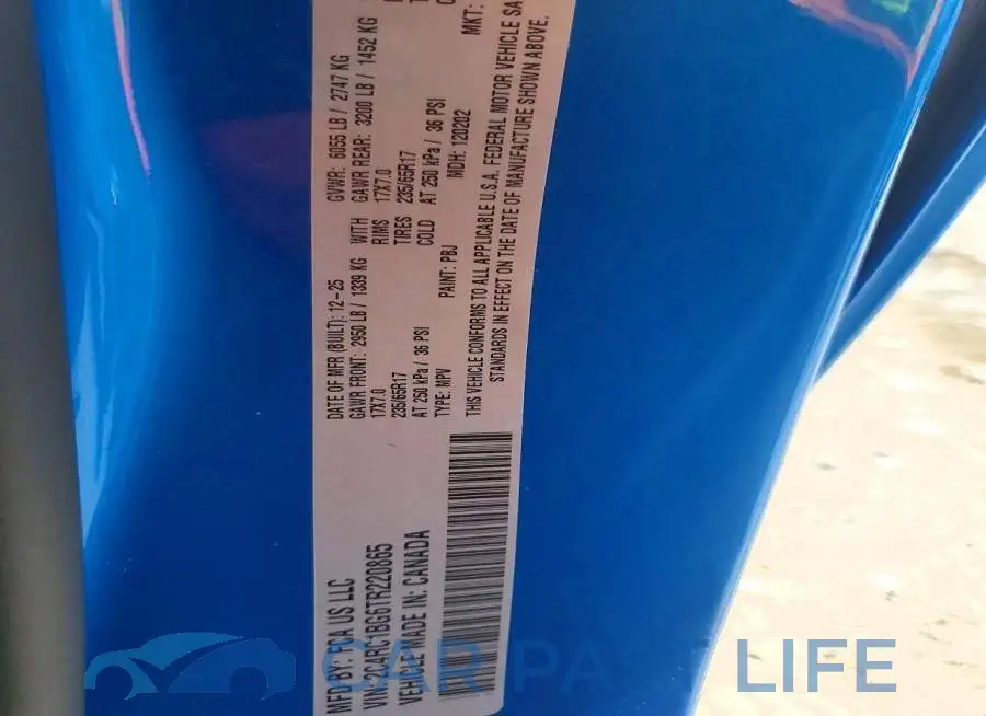 2C4RC1BG6TR220865# 13