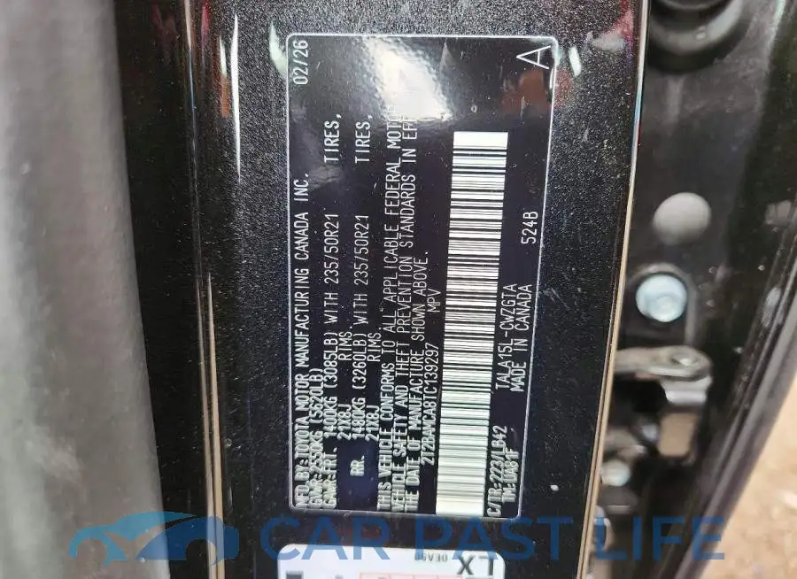 2T2BAMCA8TC139297# 14