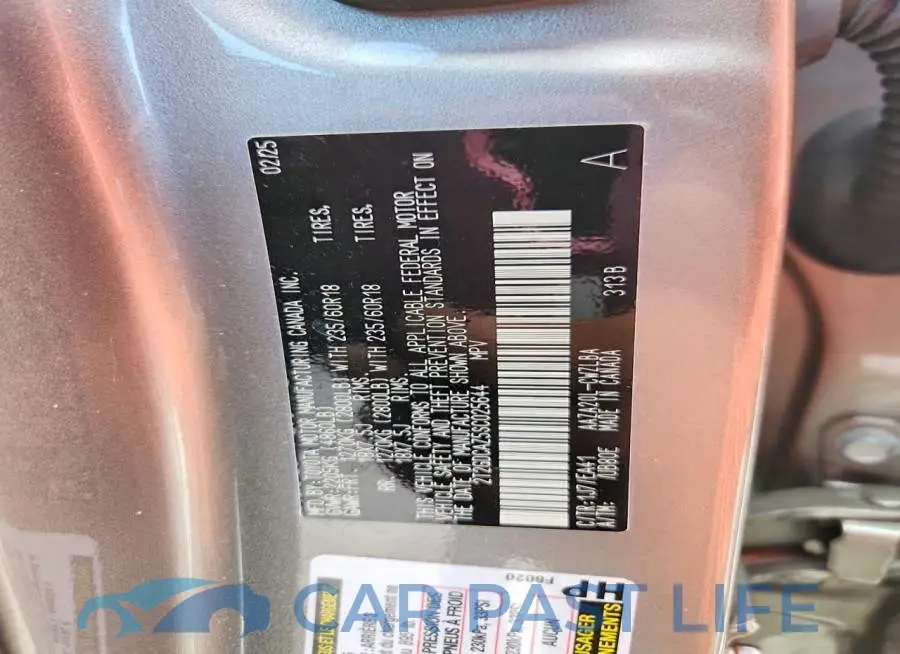 2T2GDCAZ5SC025644# 12