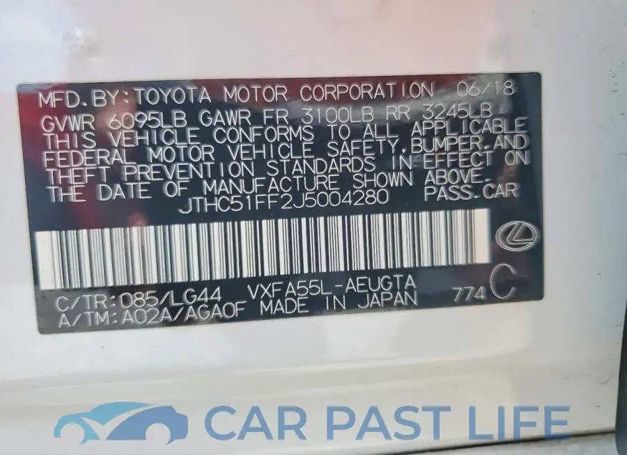 JTHC51FF2J5004280# 13