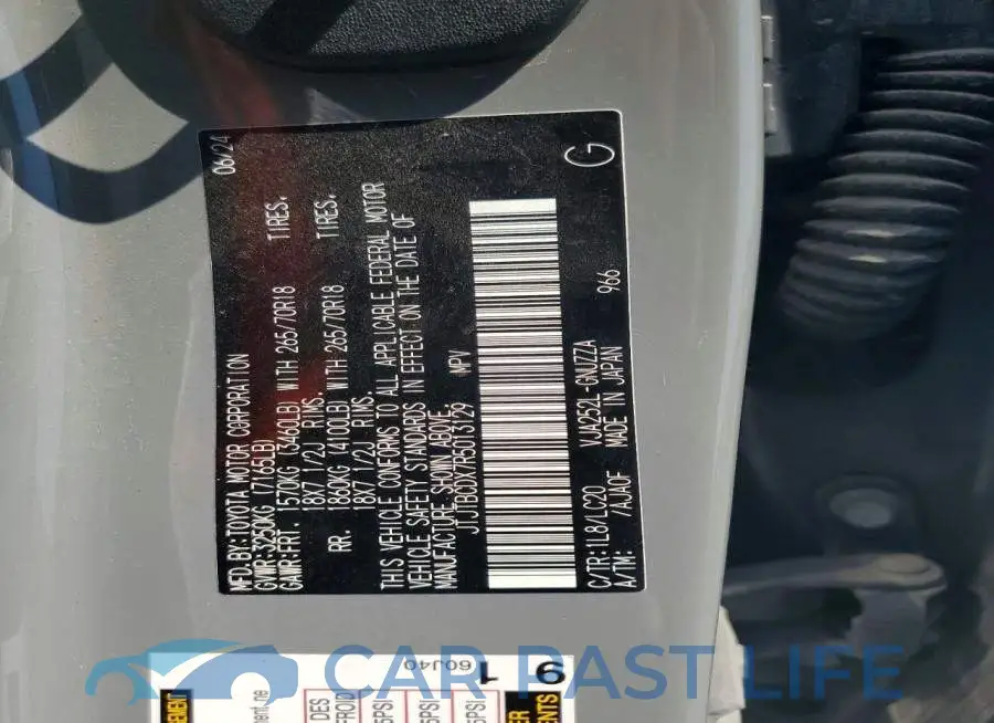 JTJTBCDX7R5013129# 12