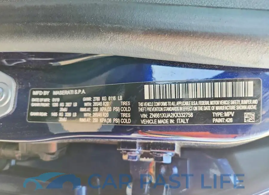 ZN661XUA2KX332758# 13