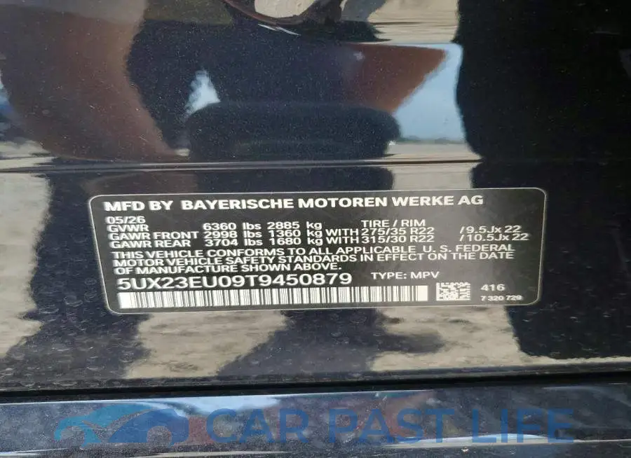 5UX23EU09T9450879# 14