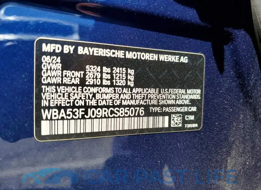 WBA53FJ09RCS85076# 13