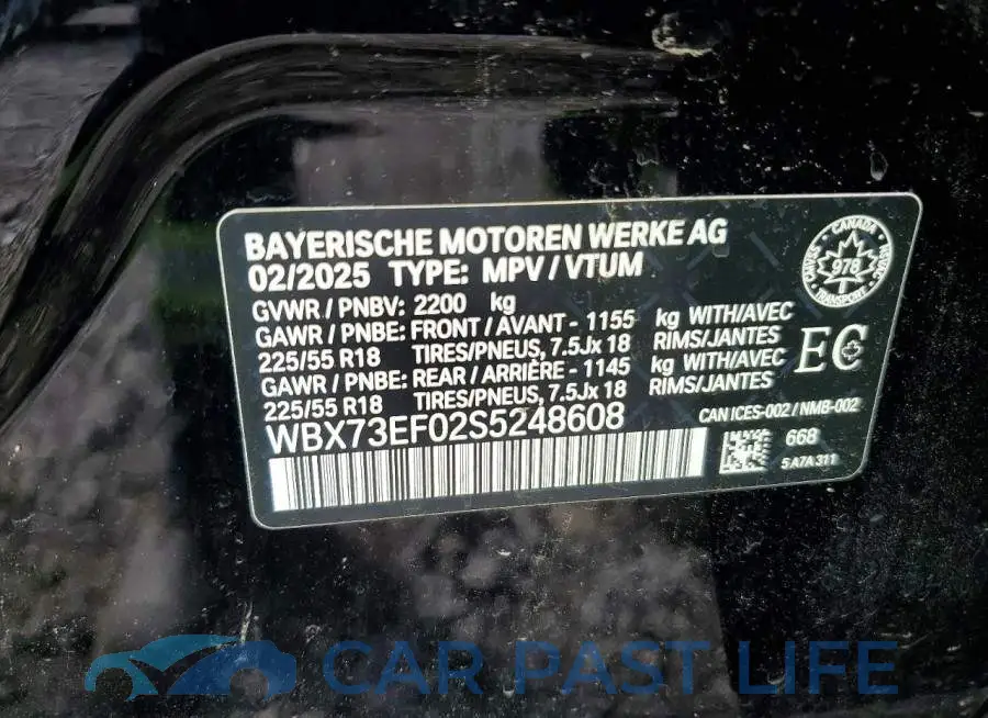 WBX73EF02S5248608# 13