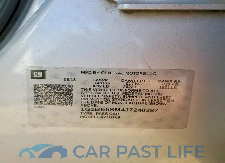 1G1BE5SM4J7248387# 12