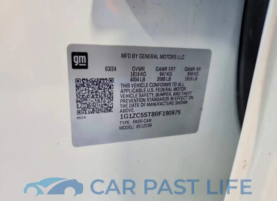 1G1ZC5ST8RF190975# 12