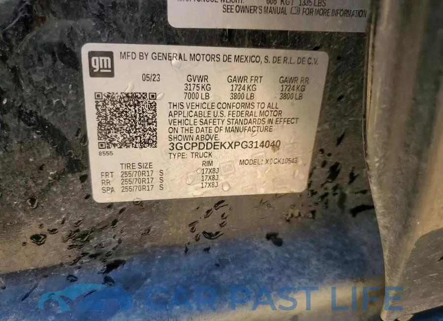3GCPDDEKXPG314040# 12