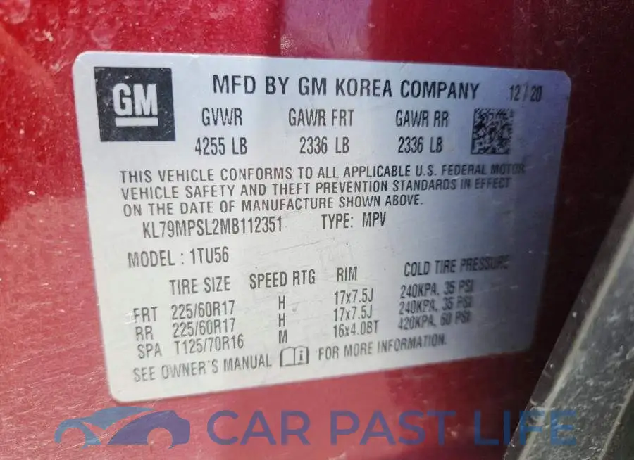KL79MPSL2MB112351# 12