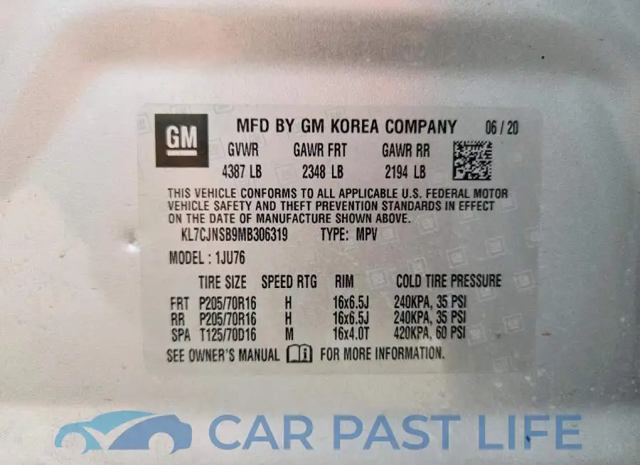 KL7CJNSB9MB306319# 14