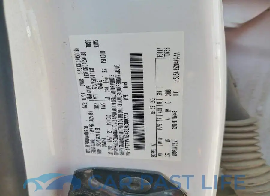 1FTFW1E45LKD09773# 12