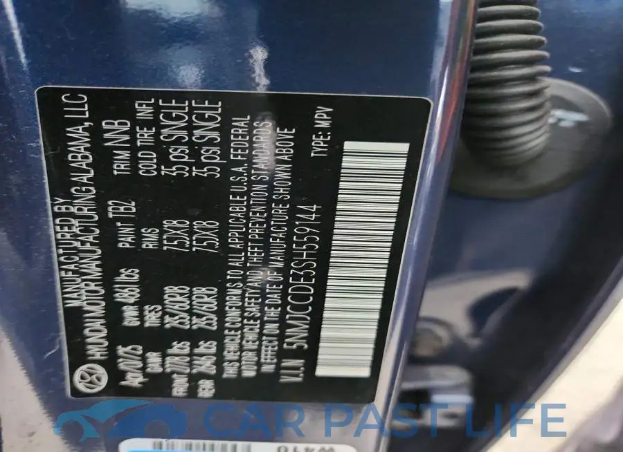 5NMJCCDE3SH559144# 13