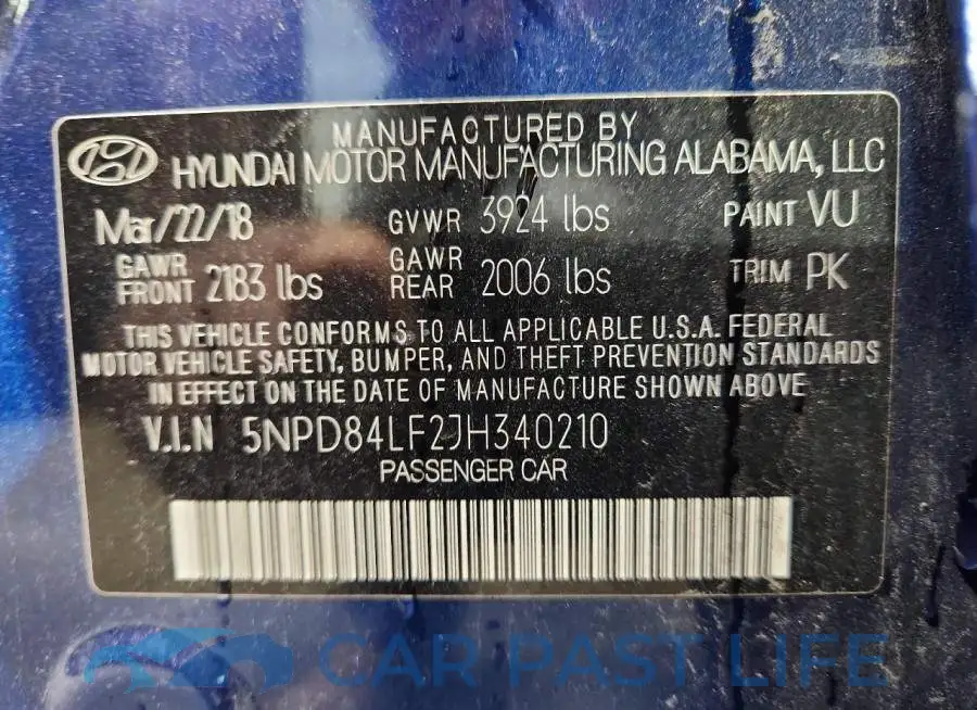 5NPD84LF2JH340210# 12