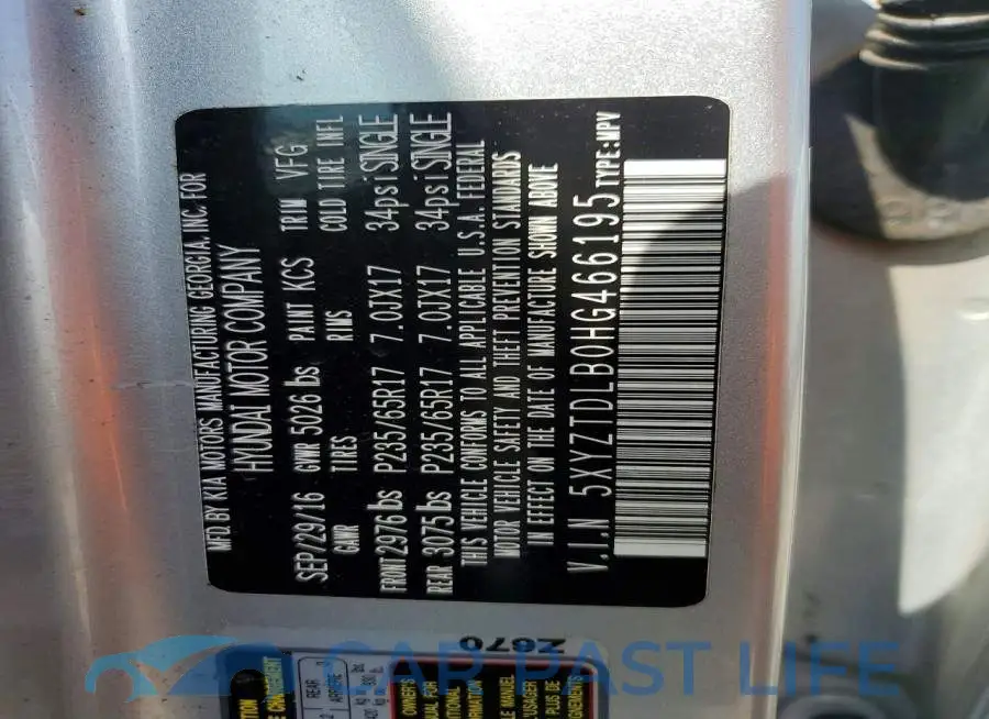 5XYZTDLB0HG466195# 13
