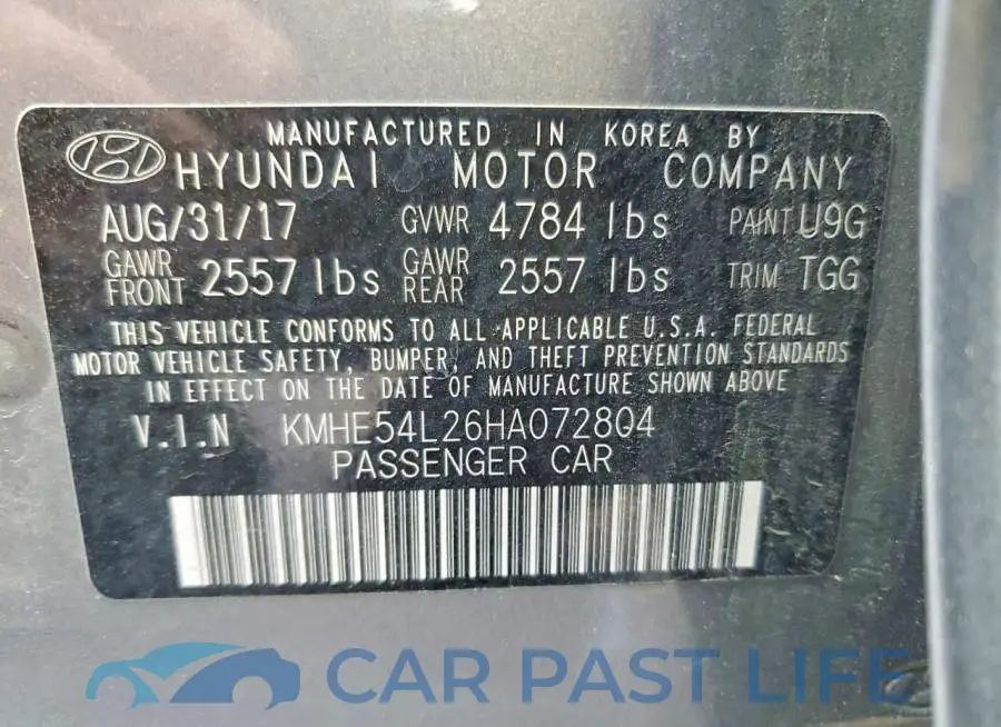 KMHE54L26HA072804# 13